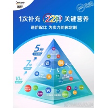 善存小蓝瓶男性b族多种维生素复合片22种营养80片vc锌硒烟酰胺维e